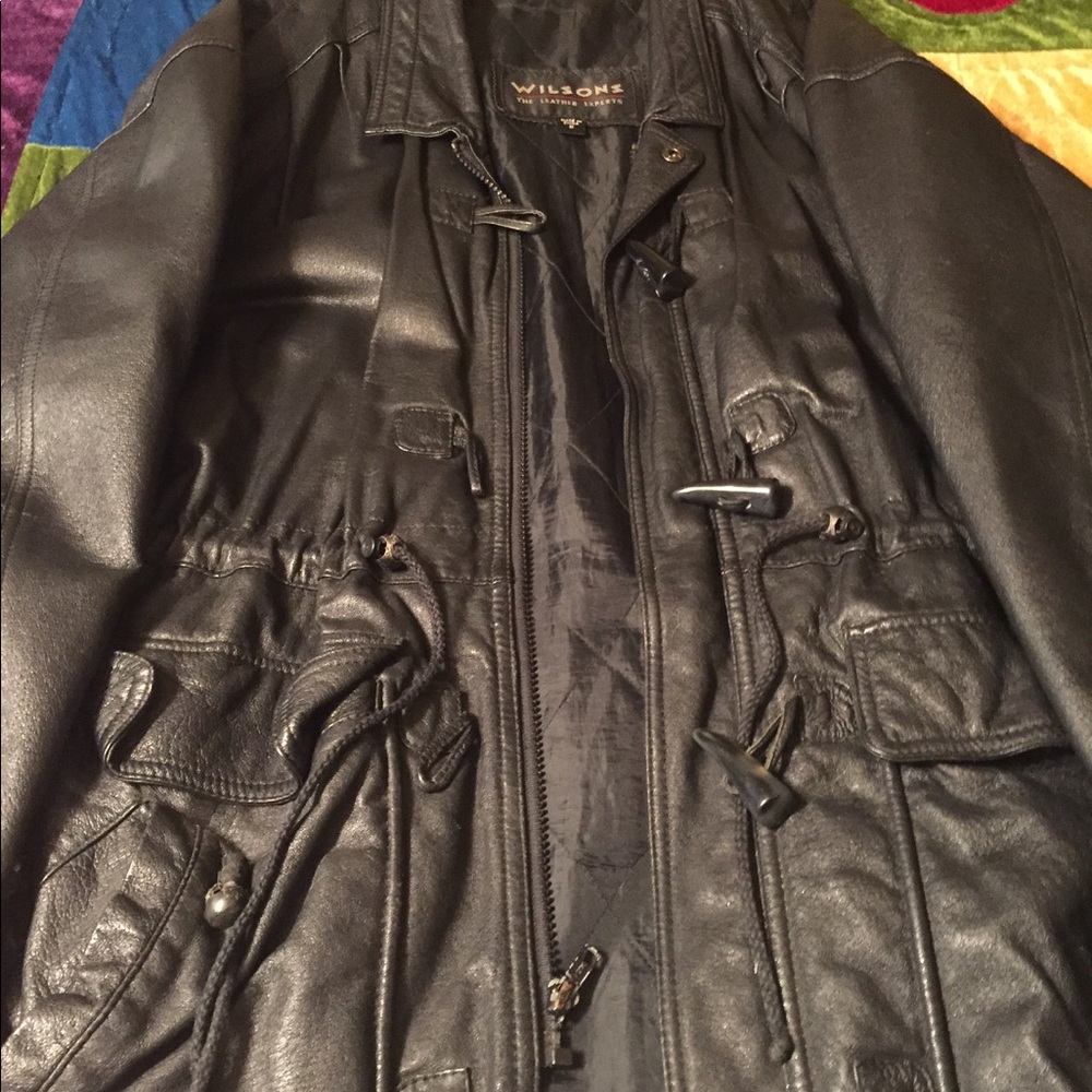 Leather jacket